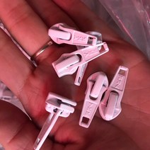 20 개몫 5 YKK 나일론 코일 지퍼 슬라이더 끌어 당기는 소파 쿠션 자 켓 수리 키트 재단사 바느질 액세서리, 01 니켈 자유로운 백색