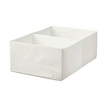 이케아 STUK 스투크 칸막이정리함/34x51x18cm/수납함/정리함, 색상:화이트_204.744.46