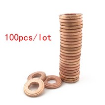 자동차 수리 탈거 공구 정비 키트1 pcs 디젤 인젝터 씰링 EURO-III 커먼 레일 인젝터 노즐 구리 패드 가스, [01] 1.5mm