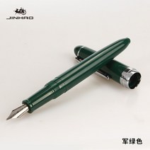 1 조각 JINHAO 992 실버 클립 만년필 12 색 0.5mm 고품질 잉크 펜 학교 및 사무실 쓰기 문구, 05mm F nib, Army green, Army green_05mm F nib