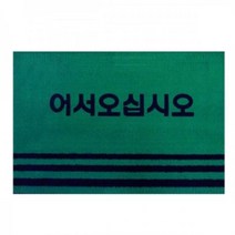 협력업체 식당입구매트 그물매트 미끄럼방지 빌딩입구매트 로비매트 욕실발매트, qwe 카페트매트 현관매트 그린 (웰컴 50x80cm), -, ◇옵션◇상품선택◇