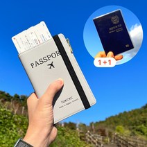 파세이션 해킹방지 가죽 고급 여권케이스
