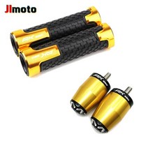 오토바이 바이크 KYMCO AK 550 AK550 2017-2020 78 22MM CNC 액세서리 핸들 바 그립 핸들 바 핸드 엔드 플러그 방진, 콤비네이션 골드