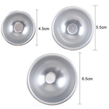 바스밤 입욕제 욕조6Pcs DIY 목욕 폭탄 금형 구체 비누 여러 크기 둥근 공 만들기 욕실 도구, 03 5.5cm