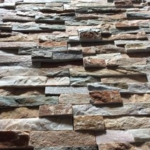 돌 벽 마감재 사암 노출 콘크리트 패널 건물 외장재 인테리어 상가 입체 타일 몰딩 외장판넬, 15cm x 60cm