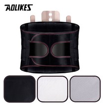 갈비뼈 보호대 허리 복대 가슴 늑골 보호대 남성 여성 요추 지지대 백 브레이스 벨트, 유형 a-검정, m