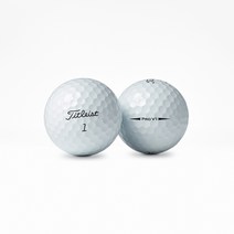 타이틀리스트 PRO V1 3피스 로스트볼, 화이트 A-급, 10개