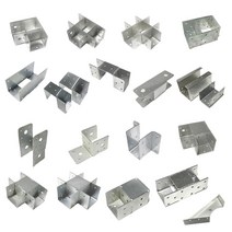 사각파이프조인트 40X40 각파이프조립식연결부속, 사각조인트 파이프 보강키, 30-50