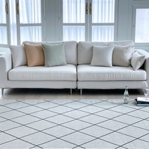 마랑 벨기에 사이잘룩러그 먼지없는 사계절러그 거실러그 카페트 2컬러