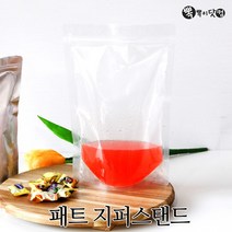 뽁뽁이닷컴 지퍼스탠드 - 스텐드 지퍼백 식품 사료 소분포장, 페트 지퍼스탠드 5호(18x26-50매)