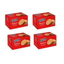McVities 맥비티 다이제 스티브 크리스피 비스킷 쿠키 과자 Digestive 250g 4개, 1세트