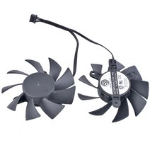 냉각 레볼루션 PLA0815S12HH 12V 0.35A 4-와이어 4 핀 GTX680 그래픽 카드 팬, 한개옵션0