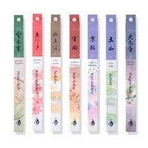 송영당 쇼에이도 인센스스틱 모음 선향 천연디퓨져 방향제 내추럴 요가 명상 집들이 선물 향기 향 콘 홀더 스틱 죽향, 체리블라썸