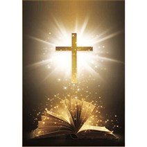 십자가 교회 종교 보석십자수 0602511 (6만원이상 구입시 사은품), 60cm*85cm, 원형비즈