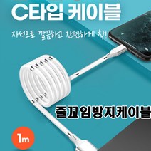 파보니 줄꼬임방지 자석케이블 (C타입) [W7CAD85]