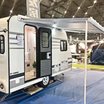 캠핑카어닝 카라반 어닝 그늘막 차박 사이드어닝 타프, 1.5x1.0m