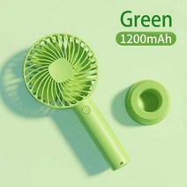 휴대용에어컨 소형에어컨 미니에어컨 휴대용 미니 팬 핸드헬드 에어컨 소형 USB 학생용 여행 선물 야외, 02 라이트 그린