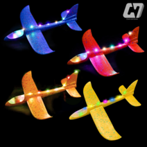 [edfrc비행기] 쵸미앤세븐 스티로폼 글라이더 비행기 FULL LED 대형