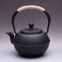 고급 무쇠주전자 가정용 대용량 고급형 주철 대접 찻주전자, 1.2L 소립자 단병, 1L 이상