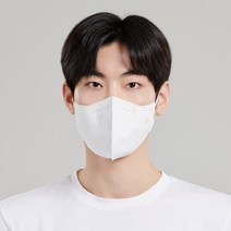 100% 국내제작 호프리미엄 KF94 새부리형 마스크 크림화이트 60매
