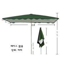 Jun.19 12번 파라솔 직사각형 파라솔 3mx3mx4m에 두꺼운 우산까지.우산이 작다Z, 9_바른 우산 3x 2 두께 의 녹색 6 뼈 는 페 데