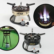 제라 가스버너 강염버너 로켓 메인스토브 5구 연장다리 JB-105, 포함, 미포함, 블랙, 1개