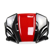 오토바이 윈드스크린 혼다 CB650R 2019 2020 CB R 오토바이 앞 스크린 윈드 디플렉터 액세서리, 03 Red