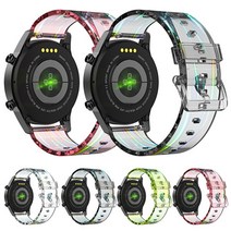 핏빗 버사1 Fitbit Versa1 22mm 호환 오로라 클리어 투명 밴드 시계줄 스트랩, saw999 핑크, 핏빗 버사1(22)