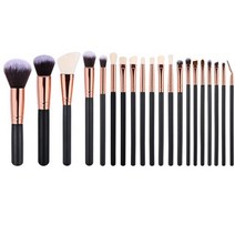 속눈썹 연장 화장 메이크업 베드 브러쉬 아이 섀도우20 pcs 블랙 세트 파운데이션, 20pcs opp