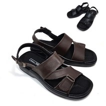 발로800 남성샌들 신사용샌들 천연가죽샌들 2중쿠션