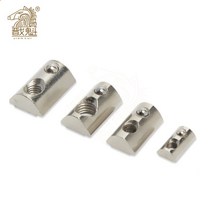 M3 M4 M5 M6 롤 인 스프링 T-너트 프로파일 100 시리즈 알루미늄 그루브 6 압출 용 볼 포함 50/ PCS, [04]  - M6, [02] 100pcs
