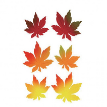 어린이집 가을환경판 단풍잎 6개입