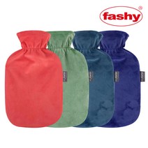 독일정품 파쉬 2L보온물주머니+부드러운 벨벳커버 핫팩 찜질팩, 블루, 2L핫팩+벨벳커버