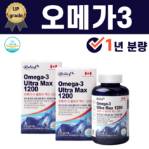 고함량 장용성 오메가3 오메가쓰리 식약처인증 캐나다 소형 어류 혈중 중성지질 혈행 기억력 개선 도움 멸치 엔쵸비 비타민d3 복용량 부모님 엄마 아빠 시어머니 시아버지 선물, 2병