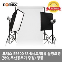 FOMEX 포멕스 E600 SS-B세트/사진 스튜디오 조명, 고정형 배경세트 (배경지 270cm)