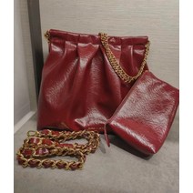 찰스앤키스 CHARLES & KEITH 듀오 더블 체인 호보백 대용량 토트 학생 직장인 가방
