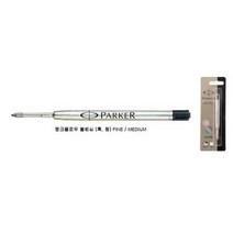 Quink Flow 볼펜리필 흑 M PARKER, 없음