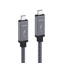 요이치 웨이크T3 C TO USB3.1 썬더볼트3 PD 고속 충전 미러링 케이블 100w, 웨이크T3 썬더볼트 케이블 1m