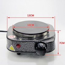 다기능 미니 전기 스토브 가열로 차 만들기 우유 단일 주방 110V 500W, 02 Black_01 미국