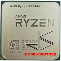 파워딜 AMD Ryzen 5 2600X 3.6 GHz 6 코어 12 스레드 CPU 프로세서 YD260XBCM6IAF 소켓, 한개옵션0