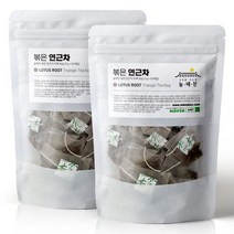 늘해찬 국산 볶은 연근차 삼각 티백 전통차 허브차 삼각티백 대용량, 100개입, 1g