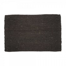 북유럽 딕시 Dixie 주트 도어 매트 블랙 70x120 cm