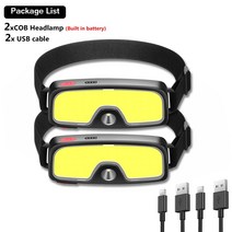 LED 휴대용 램프 캠핑 년 전조 등 미니 헤드 라이트 내장 배터리, AU Plug, CHINA, 09 package H