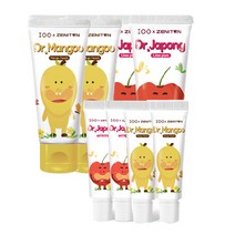 제니튼 닥터망구+자퐁 어린이 치약 60g+미니15g 4세트, 본품4개+미니4개
