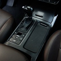 올뉴쏘렌토 카본 데칼스티커 기어 컵홀더 콘솔 패널, A TYPE (기어 컵홀더 콘솔 패널), 04. 카멜레온와인카본