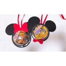 [과자선물세트] 미키마우스 간식 목걸이 간식꾸러미 미키/미니 (과자 7종 1세트), 미키(넥타이) 