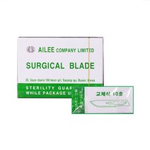메스날 (Surgical Blade) 10 호 100개입 일회용 외과용 의료용 [유진집] #981EA, 유진집 쿠팡 본상품선택