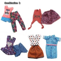 브라이스 호환 구체관절인형의상 귀여운 5 개/대/세트 인형 의류 바비 Bjd 패션 액세서리 키즈 완구 소녀, 12 K