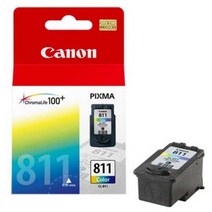 캐논(CANON) 잉크 CL-811 / 3Colors / MP245 MP258 MP268 MP276 MP287 MP486 MP496 MP497 MX328 MX338 iP2770 iP2772, 1개, 색상