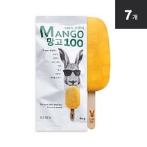 자연원 망고 100 아이스바 80g x 7개